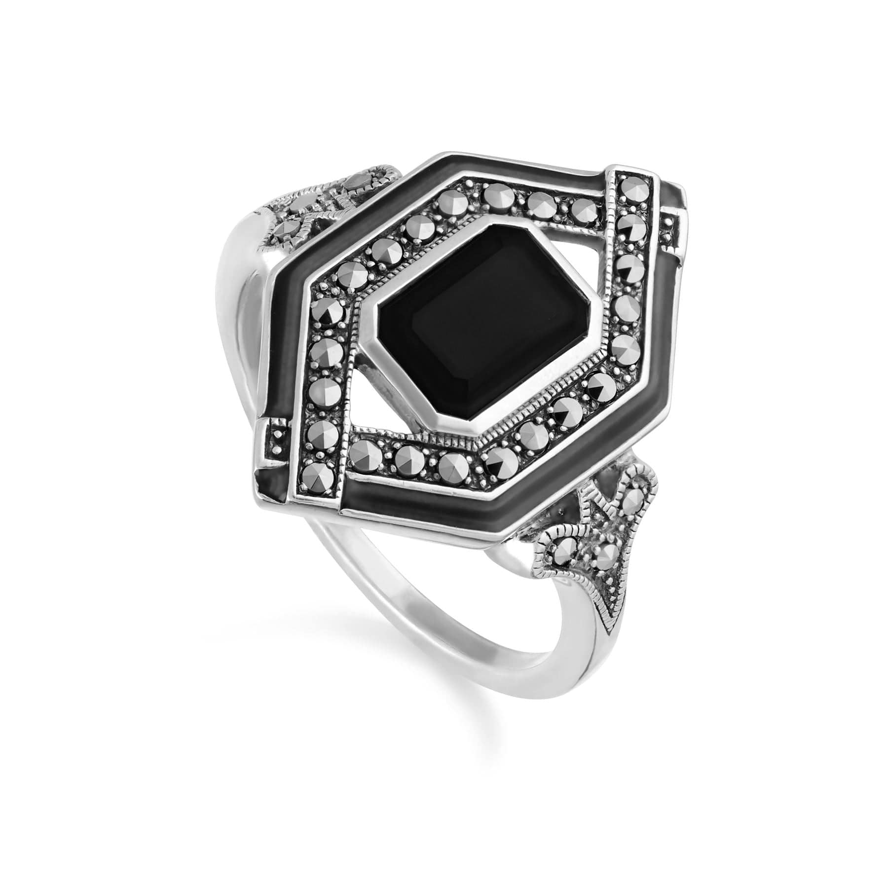 Geelgouden ring Diamant Saffier entourage ring - Wim van Geel Geelgouden ring Diamant Saffier entourage ring - Wim van Geel