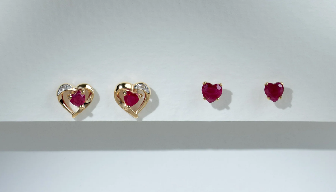 How to match ruby earrings to an outfit