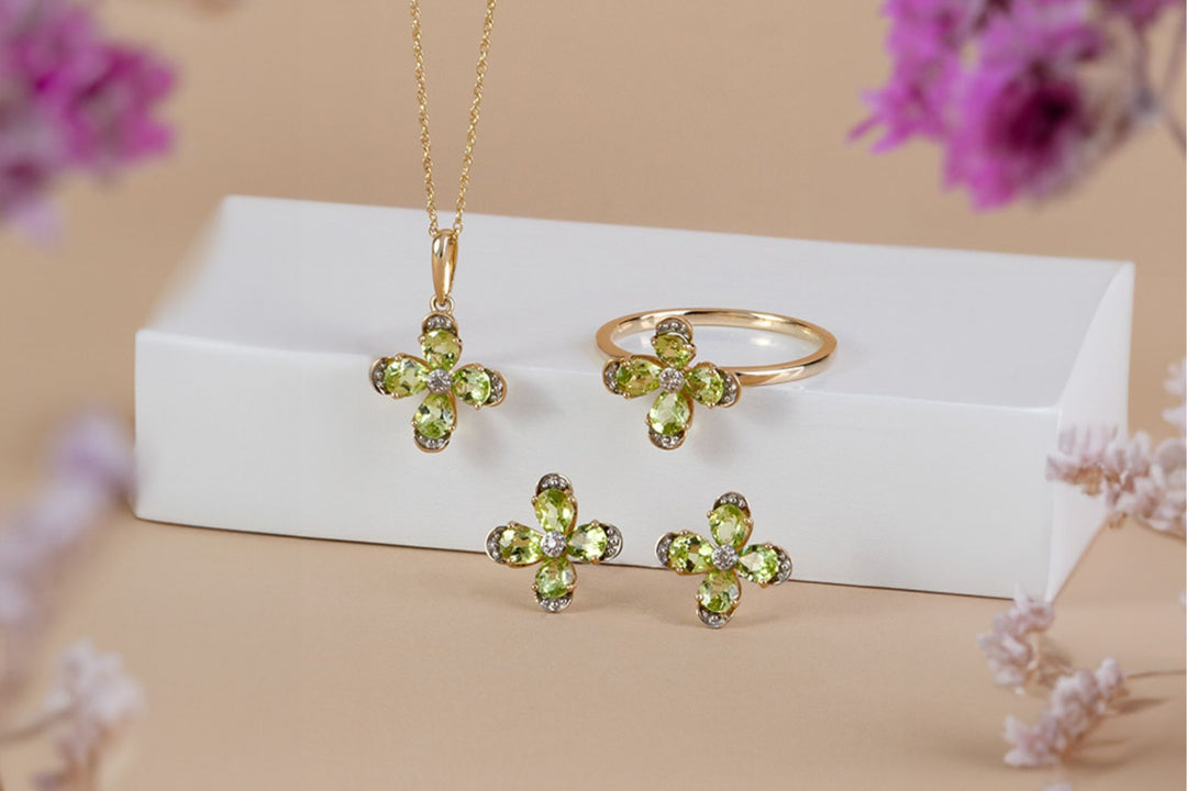 How do you clean and store peridot jewellery?