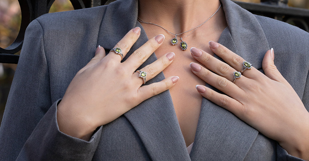 Gemstone rings for a promotion celebration
