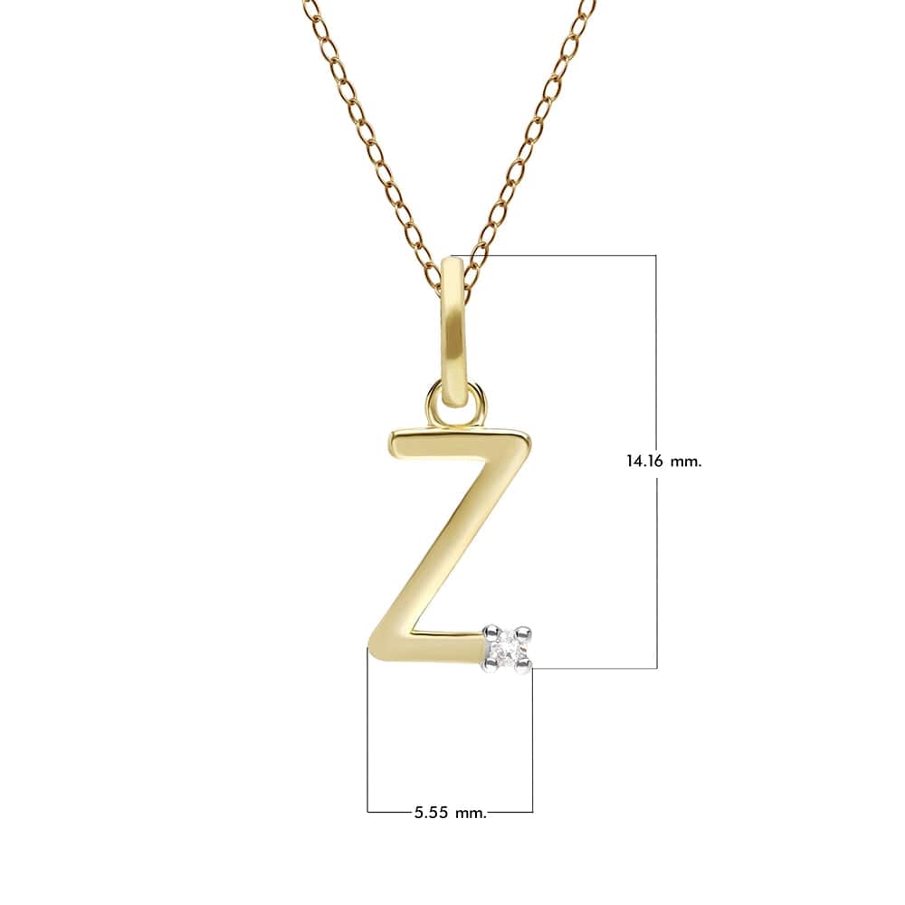 191P0738019_Initial_Diamond_Letter_Necklace_In_9ct_Yellow_Gold_Z