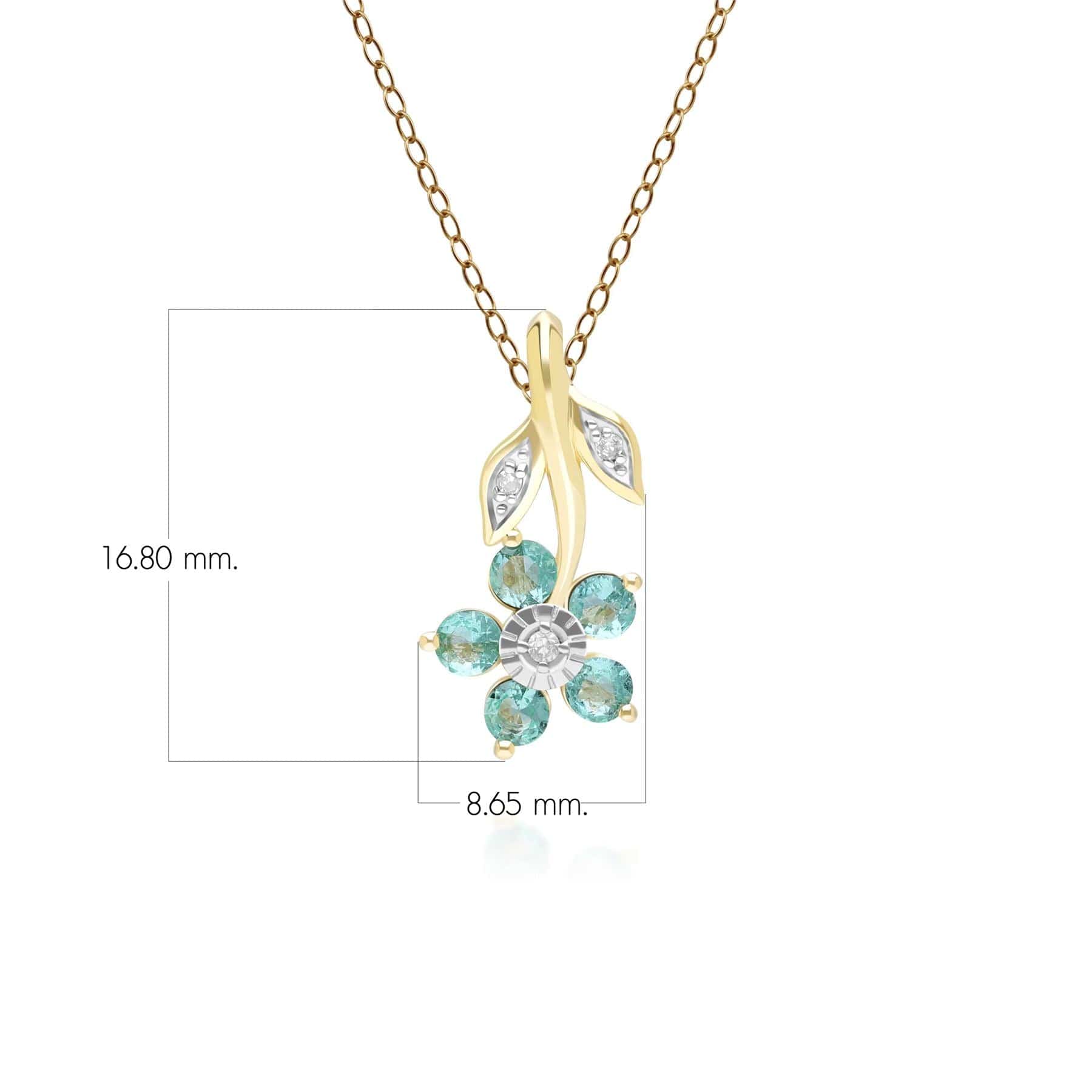 floral-emerald-diamond-pendant-necklace-in-9ct-yellow-gold-132p1918049 Dimensions