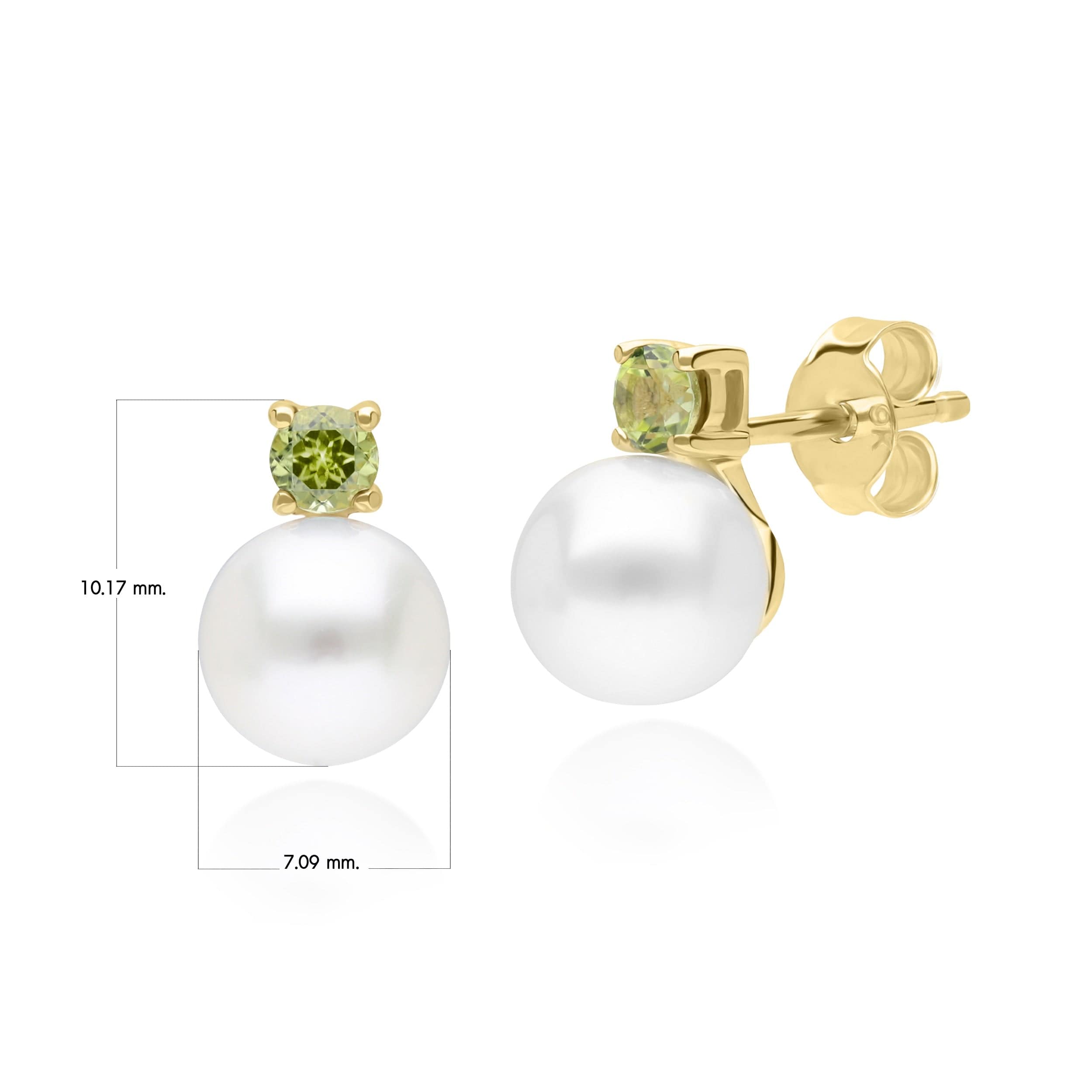 Peridot stud on sale