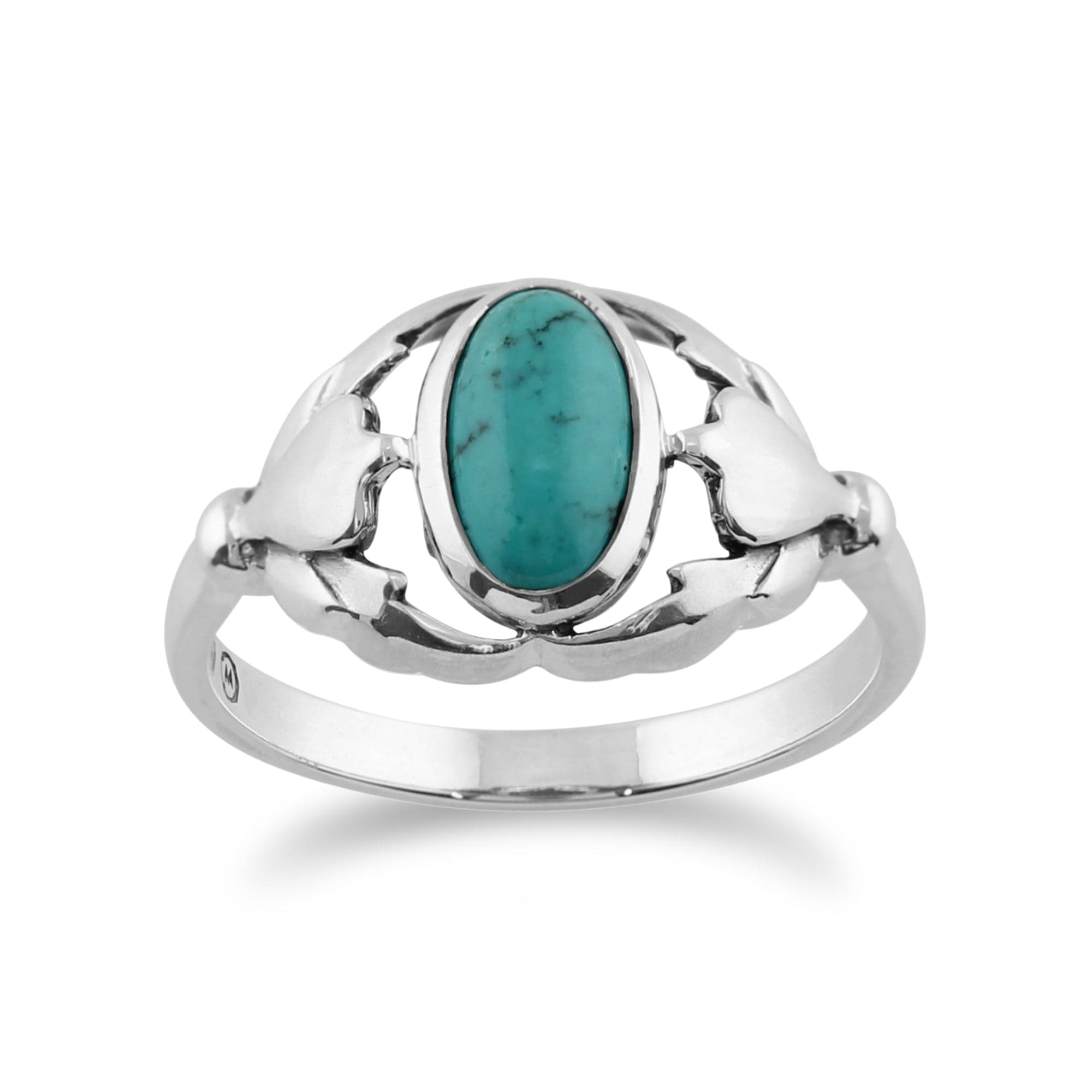 Gemondo 925 Sterling Silver 0.77ct Turquoise Ring Image 1