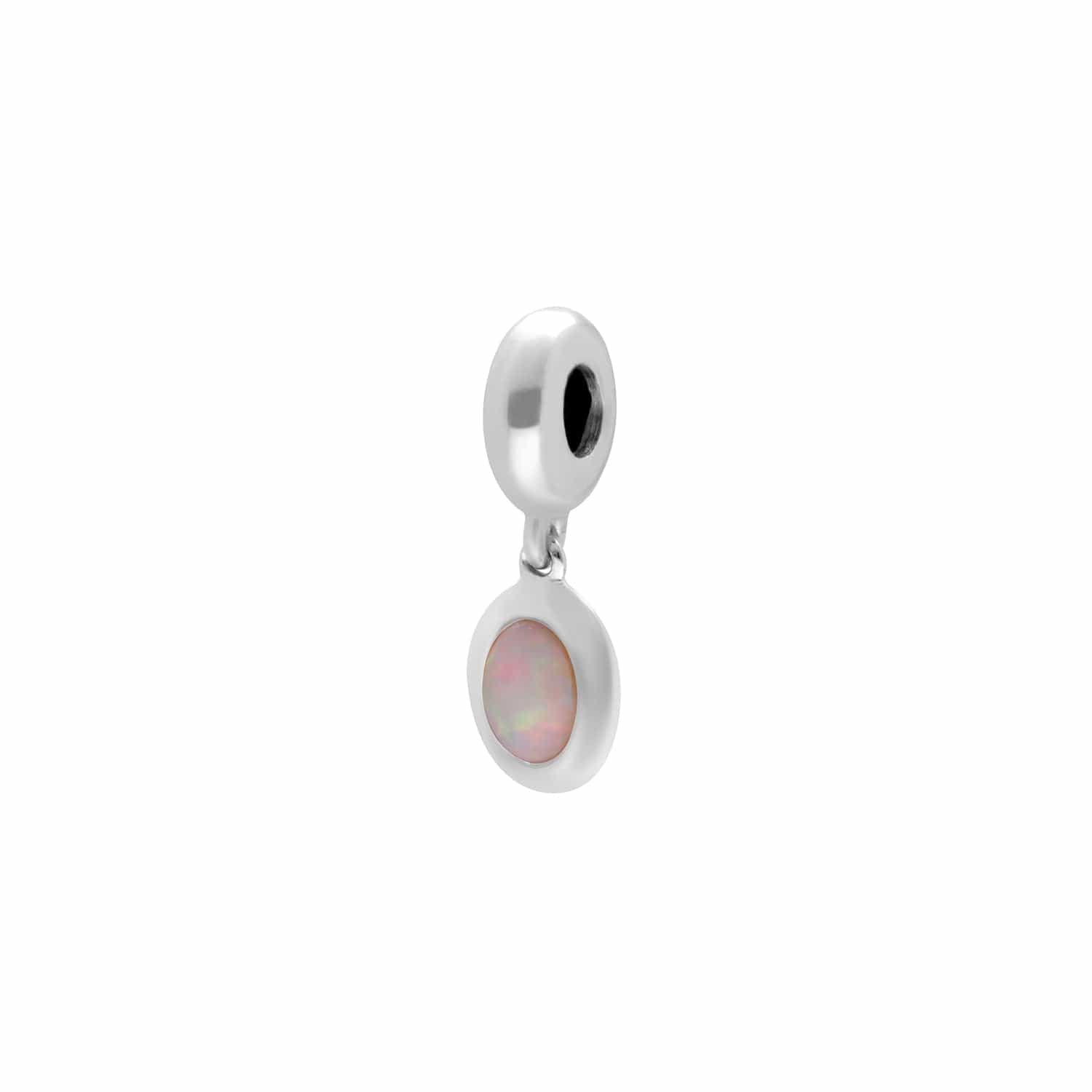 270D004701925 Achievement 'Karmic Reflection' Sterling Silver Opal Charm 3