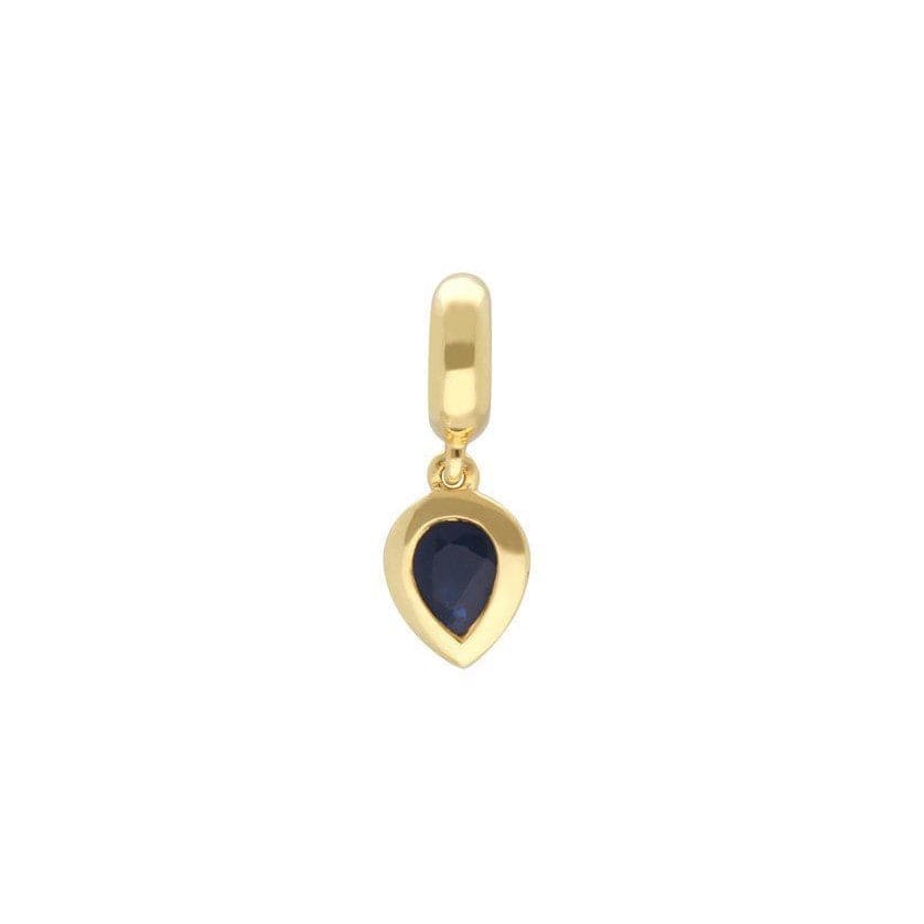 270D004201925 Achievement 'Stone of Confidence' Gold Plated Sapphire Charm 1