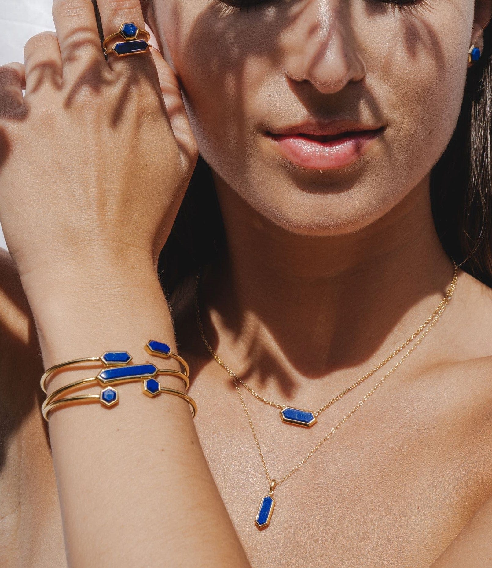 Lapis Lazuli Geometric Jewellery | Gemondo